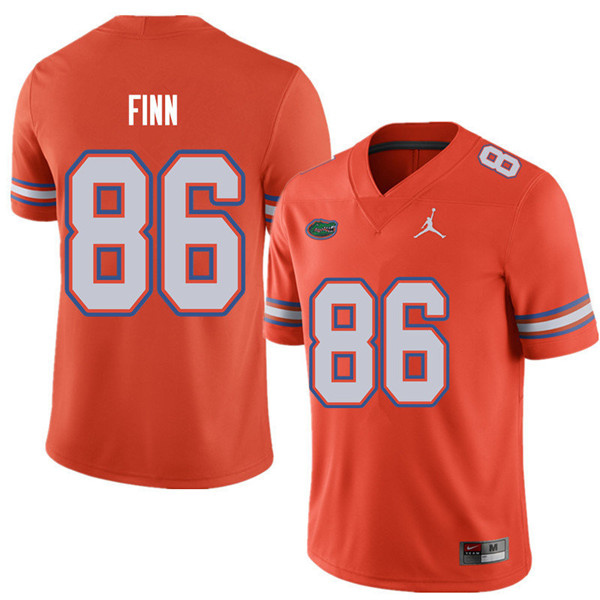 Jordan Brand Men #86 Jacob Finn Florida Gators College Football Jerseys Sale-Orange